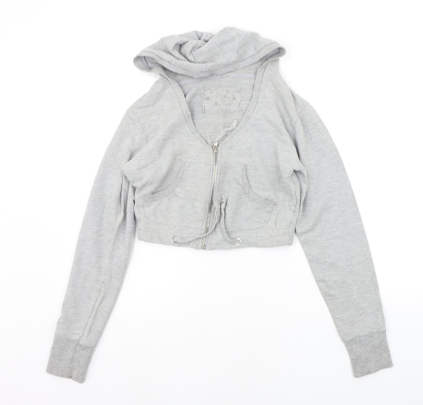 ace couture Womens Grey   Full Zip Hoodie Size S