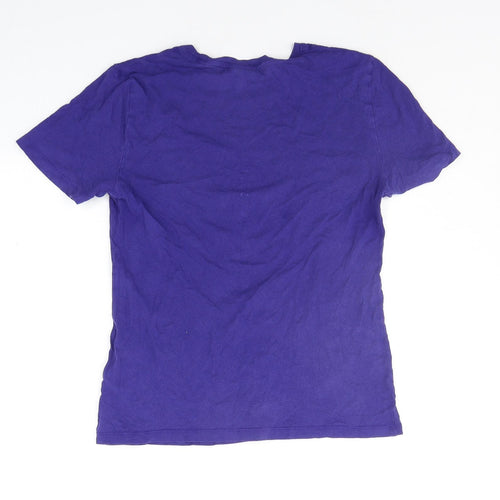 Marks and Spencer Womens Purple   Basic T-Shirt Size 8
