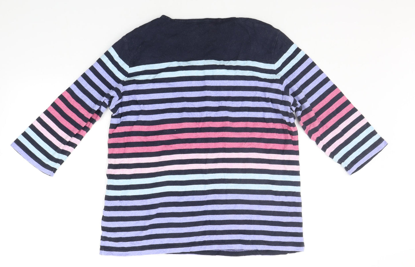 Debenhams Womens Multicoloured Striped  Pullover Jumper Size 20