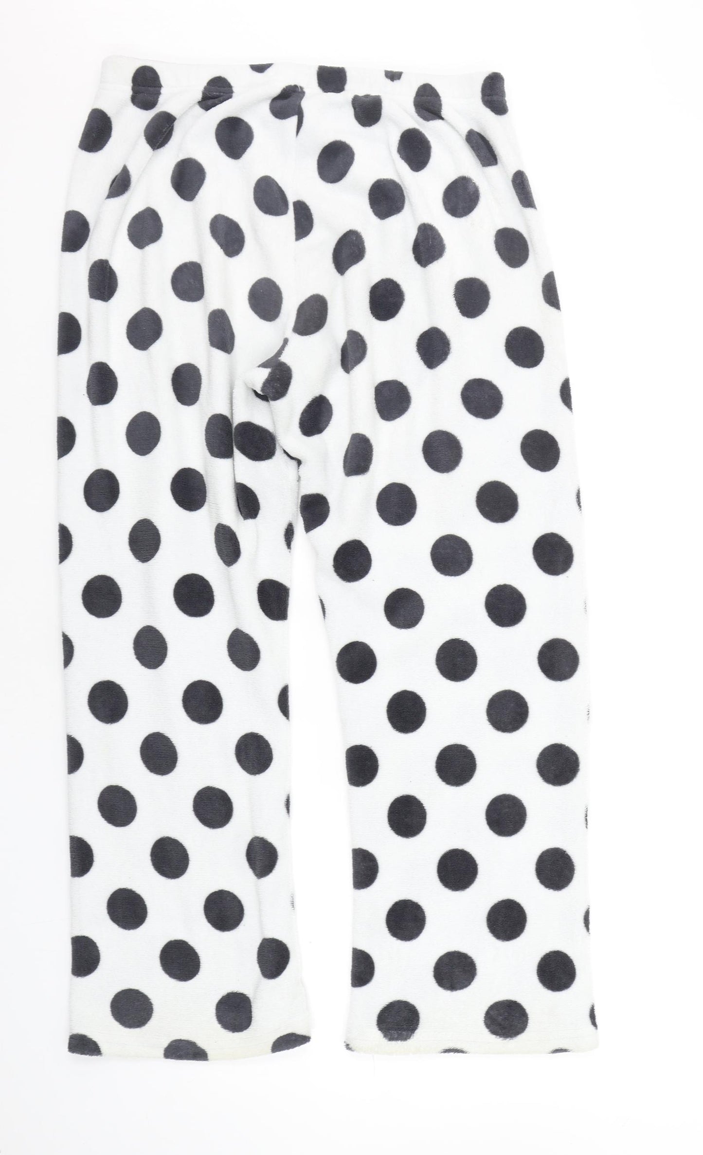 Primark Girls White Polka Dot  Top Pyjama Pants Size L