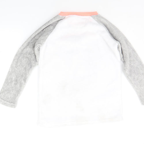 Primark Girls White   Pullover Jumper Size 11-12 Years  - Unicorn