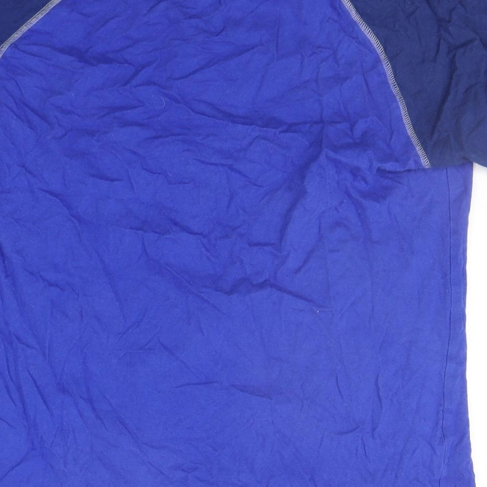 Character . COM Mens Blue    T-Shirt Size S  - GRUMPY