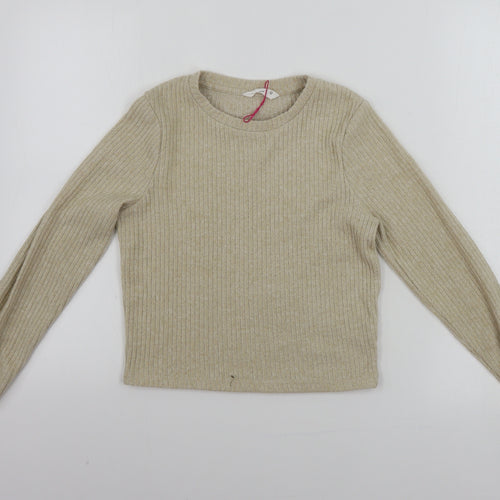 Matalan  Girls Beige   Pullover Jumper Size 12 Years