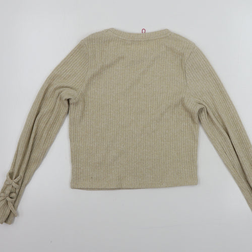 Matalan  Girls Beige   Pullover Jumper Size 12 Years