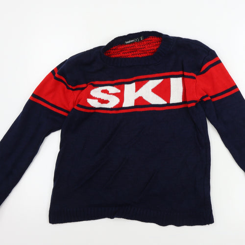 Boohoo  Mens Blue   Pullover Jumper Size M
