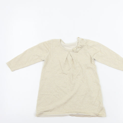 Mothercare  Girls Gold   A-Line  Size 9-12 Months