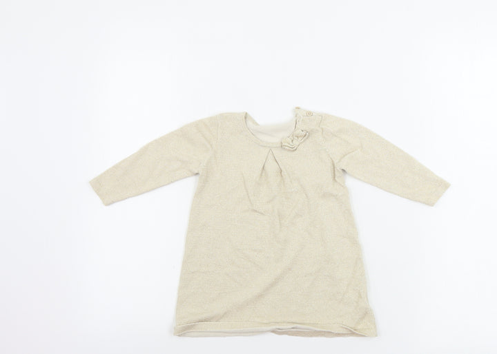 Mothercare Girls Gold A-Line Size 9-12 Months