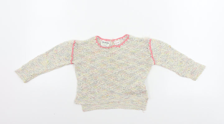 Zara Girls Beige   Pullover Jumper Size 2-3 Years