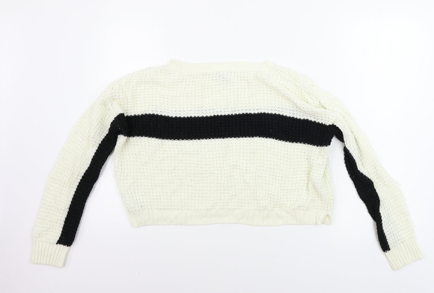 Topshop  Womens Ivory   Pullover Jumper Size 8