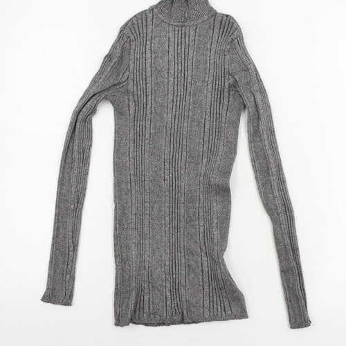Marks and Spencer  Womens Grey   Henley Jumper Size 8