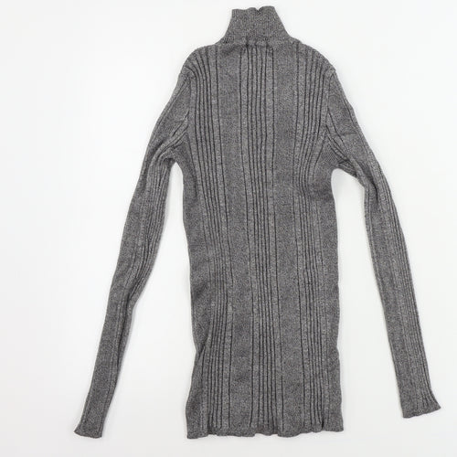 Marks and Spencer  Womens Grey   Henley Jumper Size 8