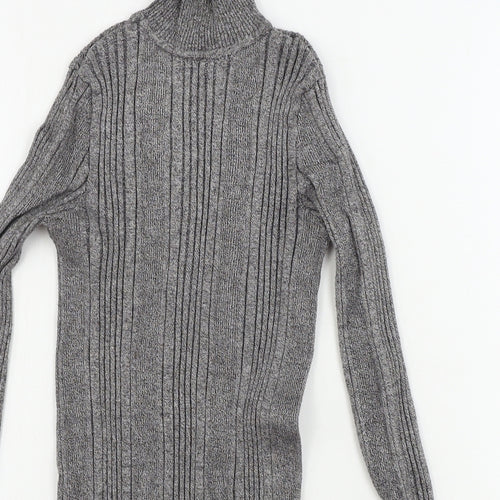 Marks and Spencer  Womens Grey   Henley Jumper Size 8