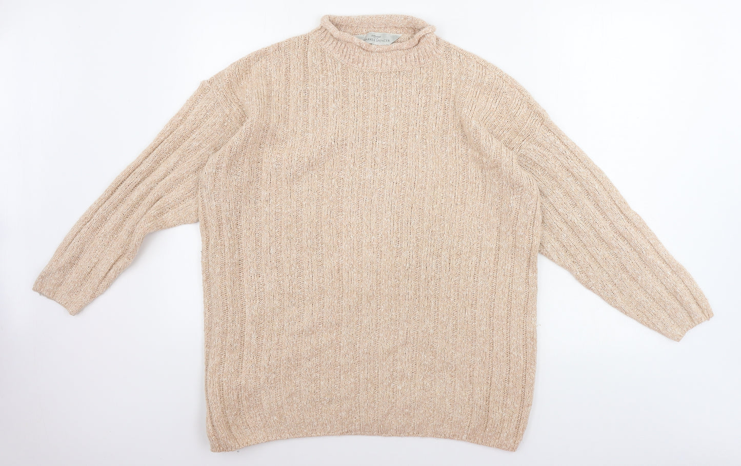 Marks and Spencer  Womens Beige   Pullover Jumper Size 10