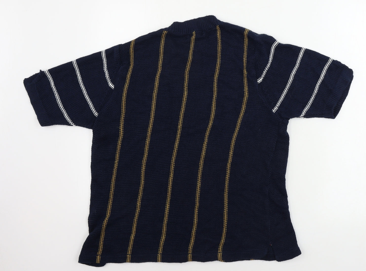 Marks and Spencer  Womens Blue Striped  Pullover Jumper Size 16