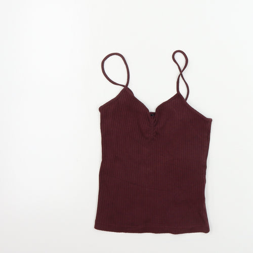 Topshop  Womens Brown   Basic Tank Size 6
