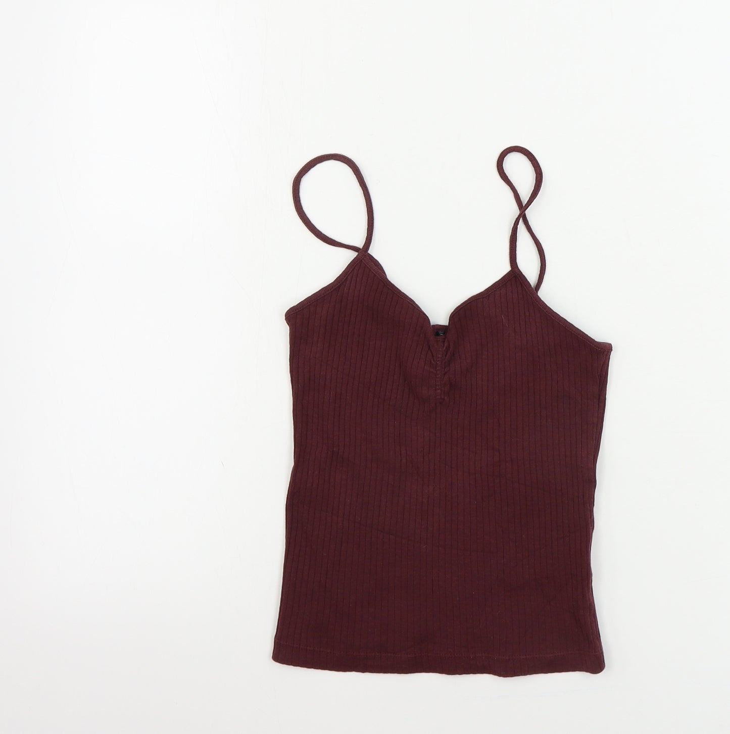 Topshop  Womens Brown   Basic Tank Size 6