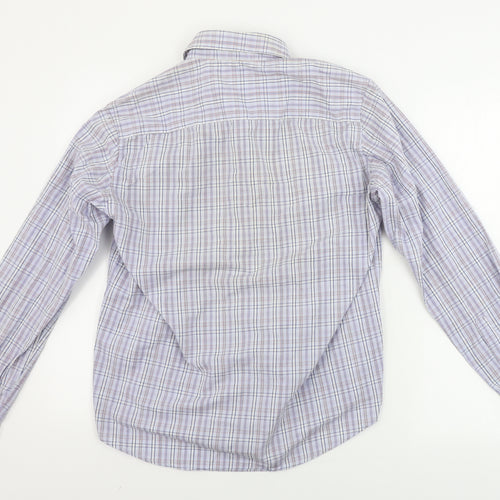 Sergio Tacchini  Mens Blue Check   Button-Up Size M