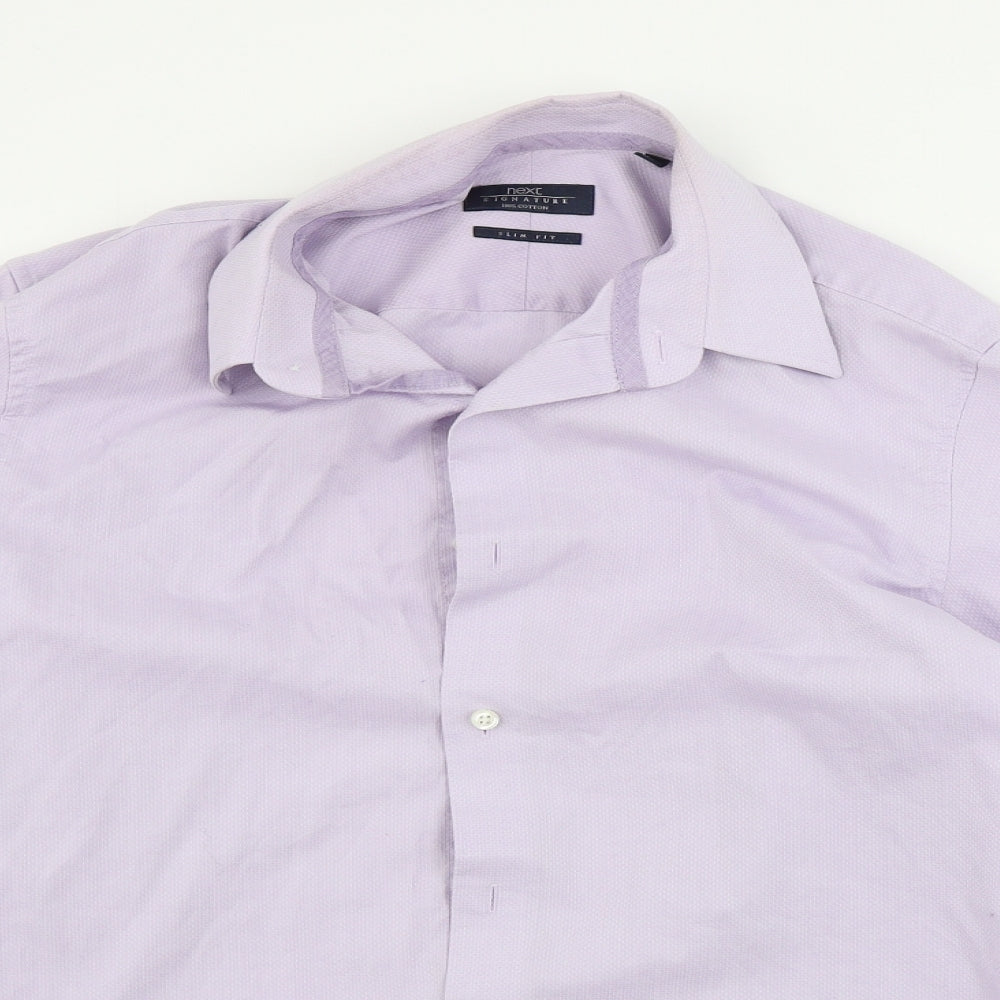 NEXT  Mens Purple    Dress Shirt Size 16.5
