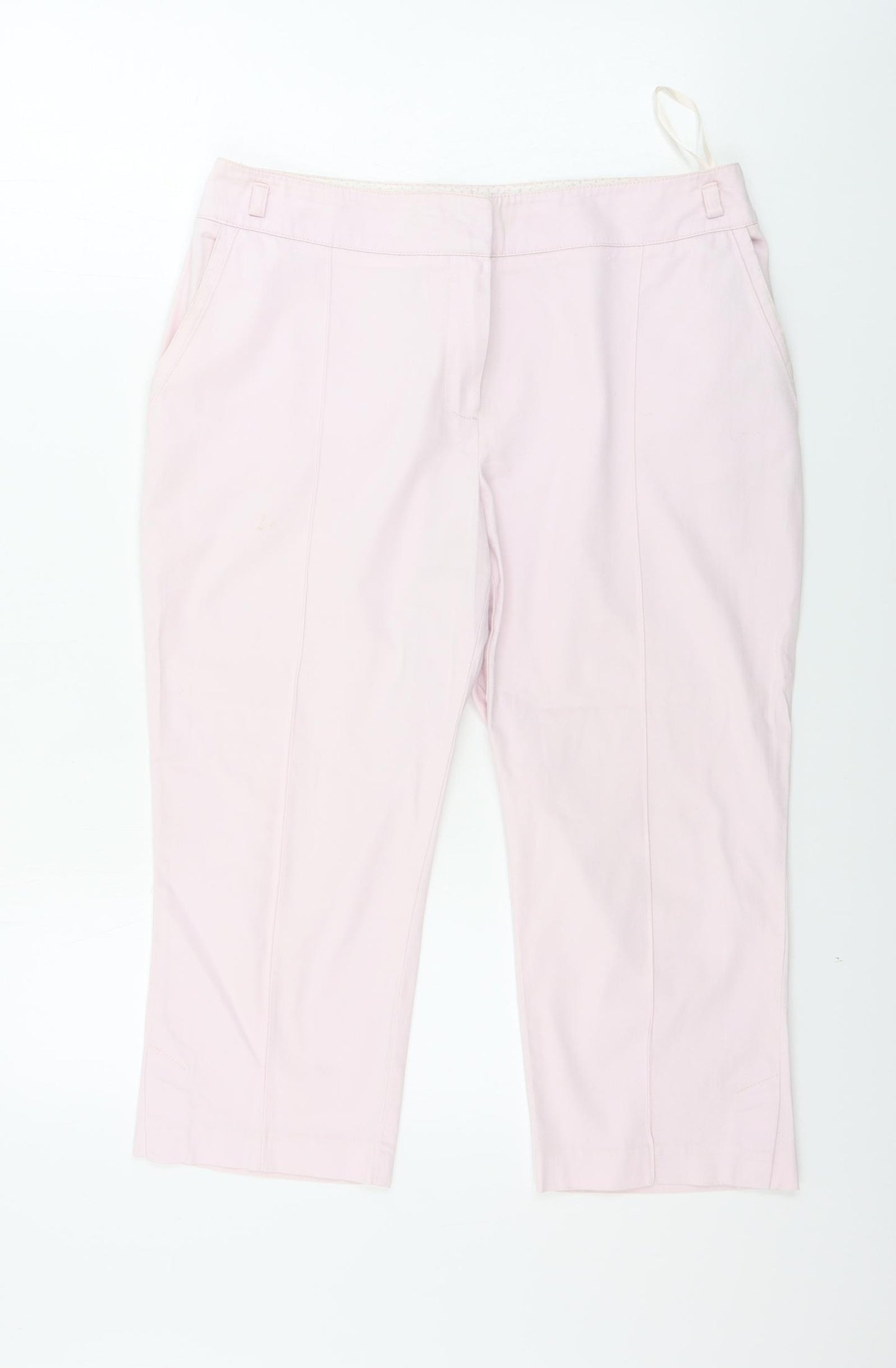 M&Co Womens Pink   Trousers  Size 12 L21 in