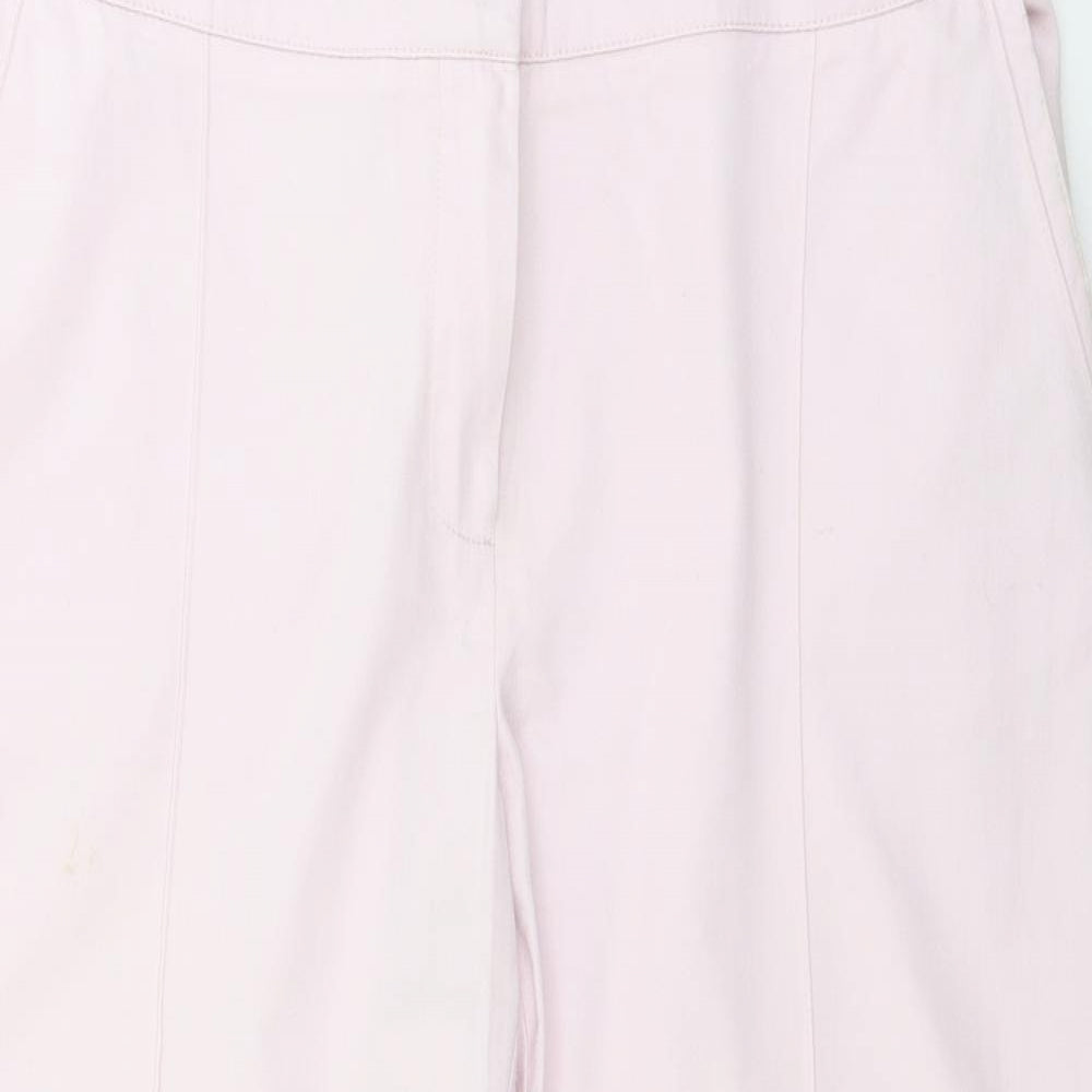 M&Co Womens Pink   Trousers  Size 12 L21 in
