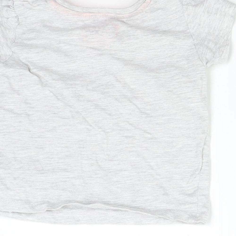 Primark Baby Grey   Basic T-Shirt Size 9-12 Months  - Beautiful Like Mummy
