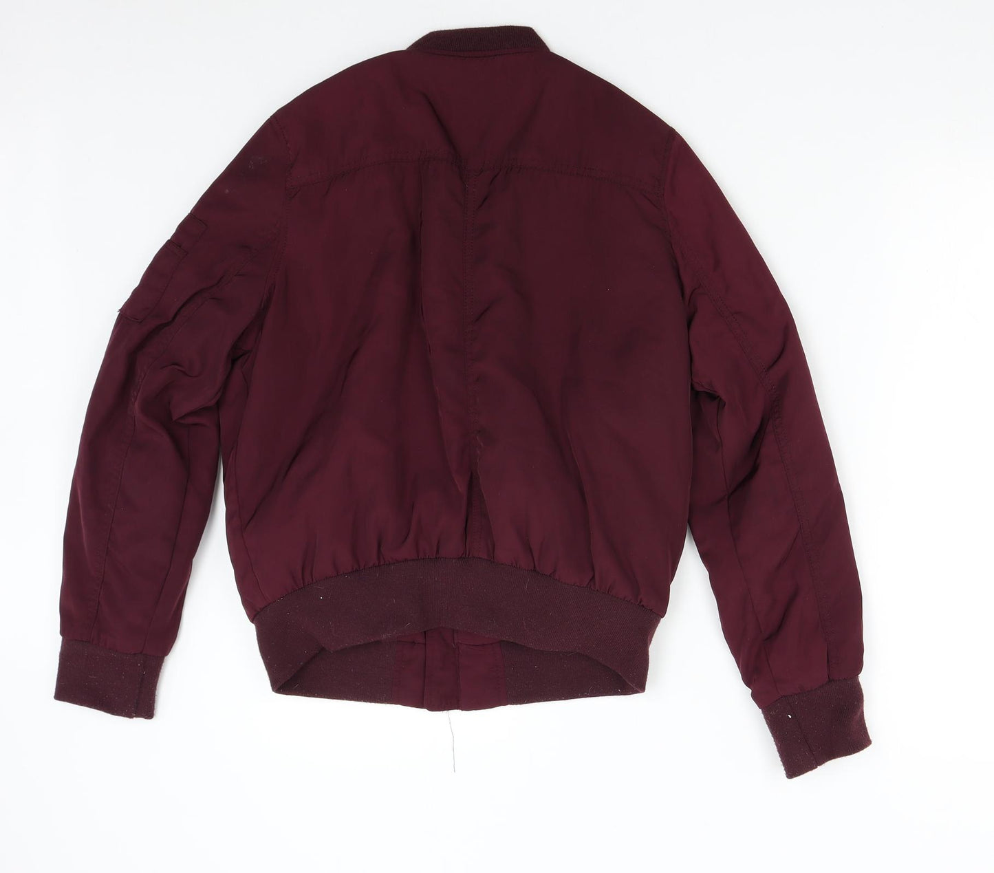Primark Womens Red   Bomber Jacket Jacket Size 12
