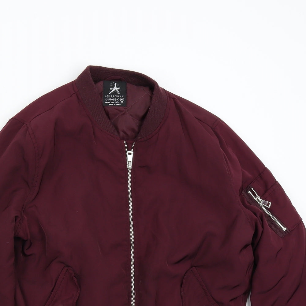 Primark Womens Red   Bomber Jacket Jacket Size 12
