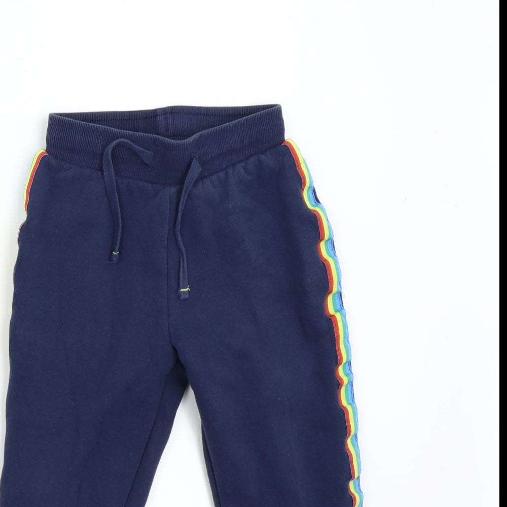 Matalan Boys Blue   Sweatpants Trousers Size 3-4 Years - Rainbow