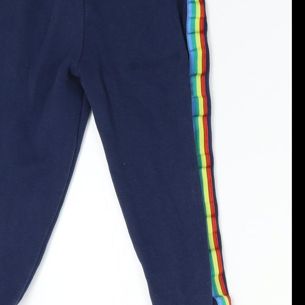 Matalan Boys Blue   Sweatpants Trousers Size 3-4 Years - Rainbow