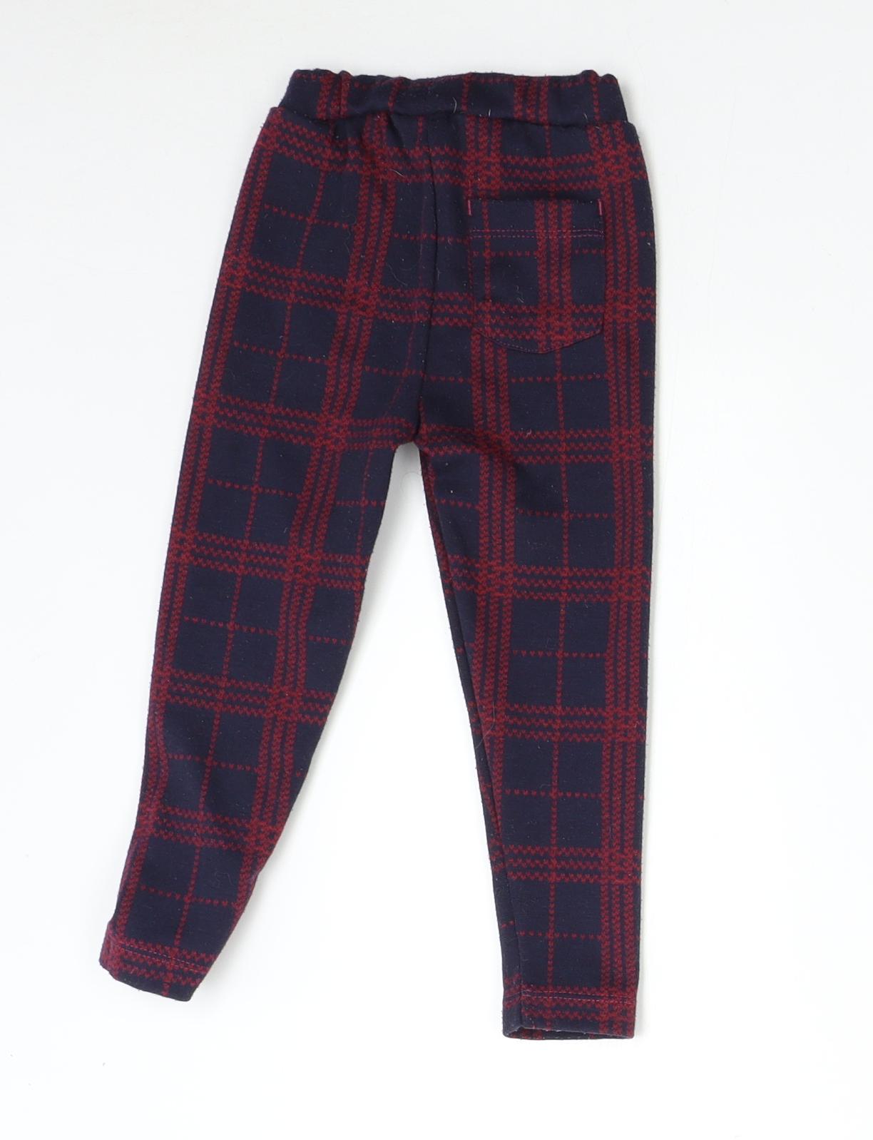 TU Baby Multicoloured Check  Sweatpants Trousers Size 18-24 Months