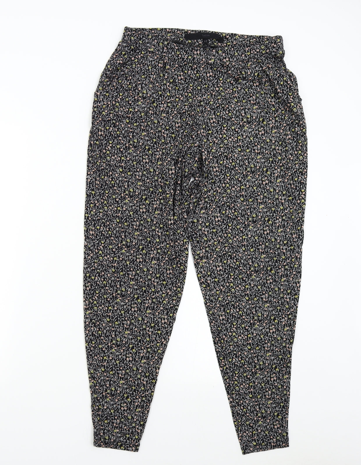NEXT Womens Multicoloured Floral  Trousers  Size 12 L28 in