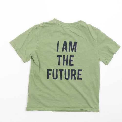 La Redoute Boys Green   Basic T-Shirt Size 6 Years  - I am the Future