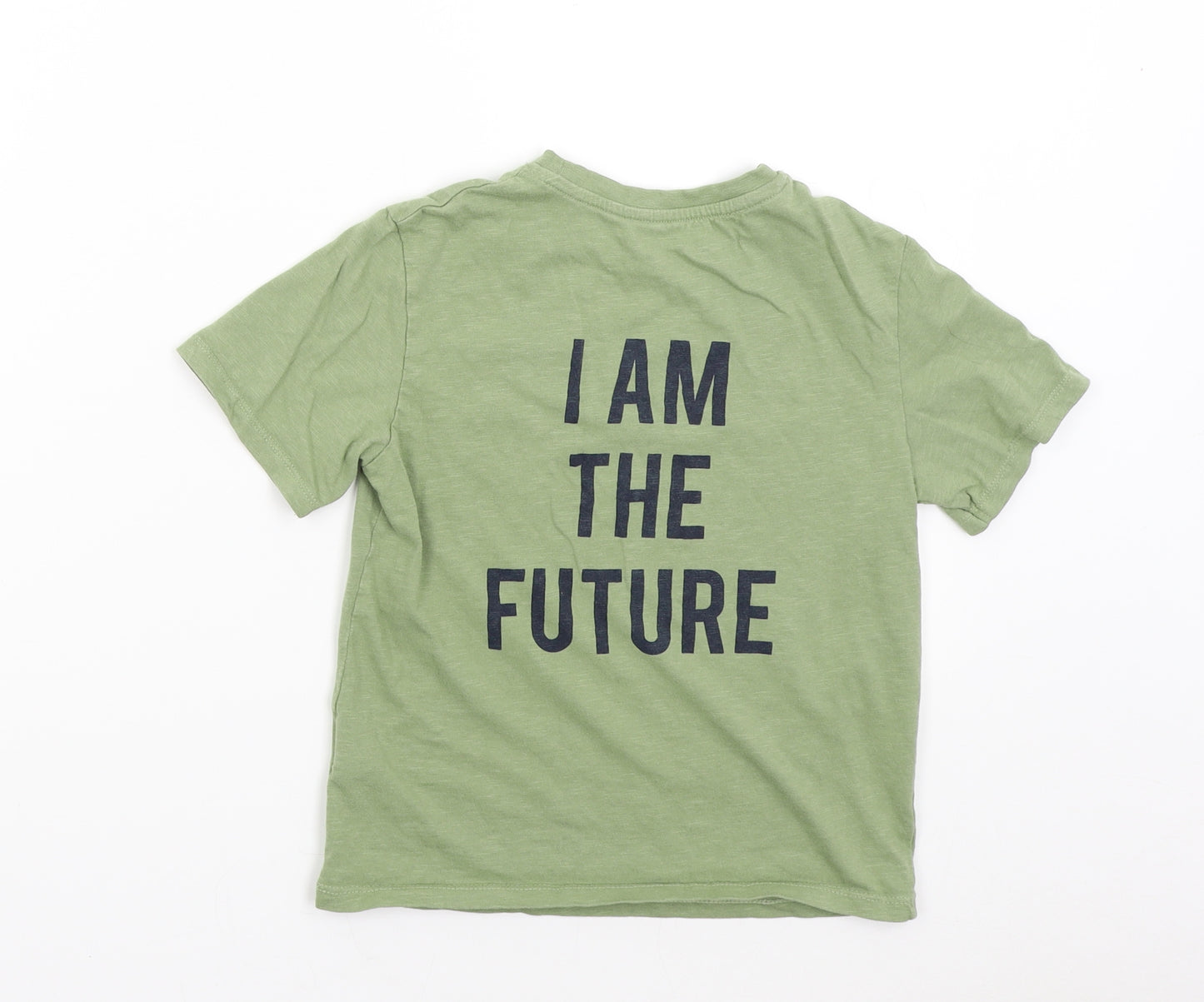 La Redoute Boys Green   Basic T-Shirt Size 6 Years  - I am the Future