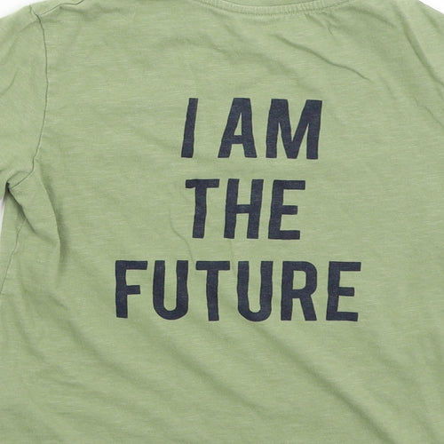 La Redoute Boys Green   Basic T-Shirt Size 6 Years  - I am the Future