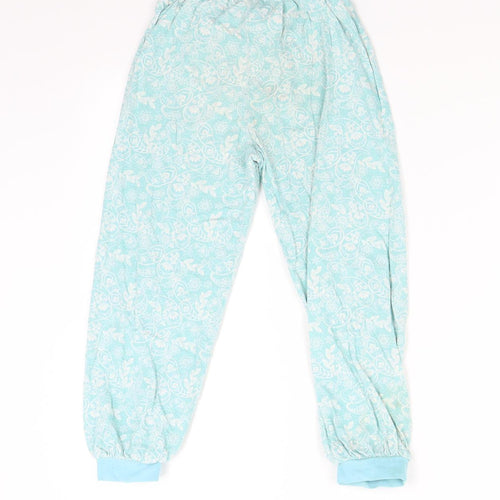George Girls Green Floral   Pyjama Pants Size 6-7 Years