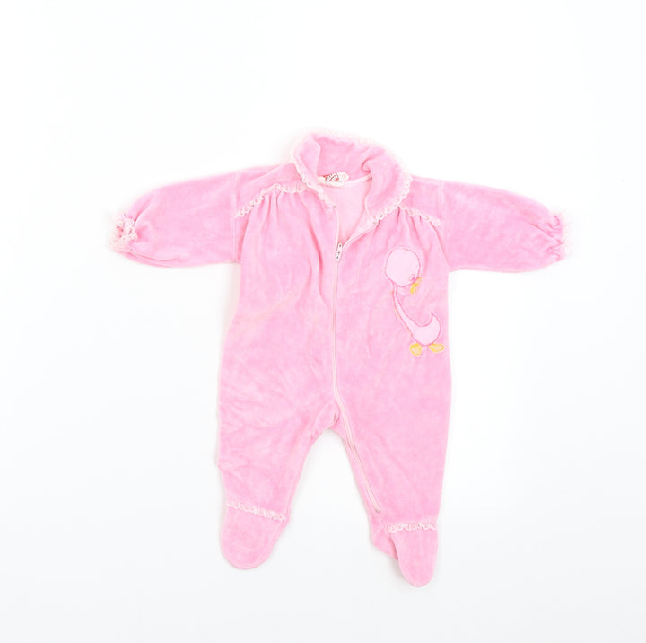 Ballon Rouge Baby Pink   Babygrow One-Piece Size 3-6 Months