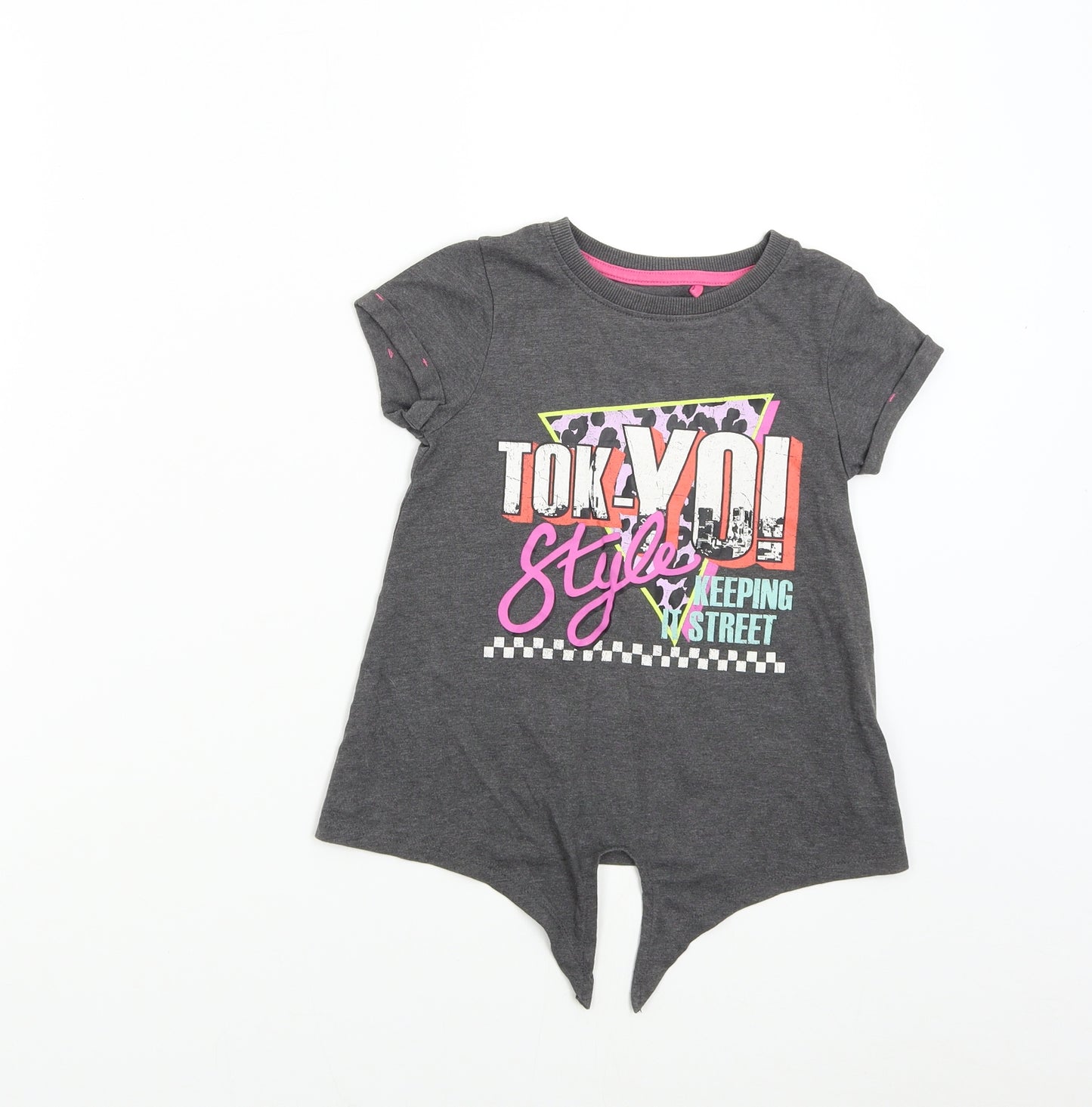 NEXT Boys Grey   Basic T-Shirt Size 5 Years  - Tokyo
