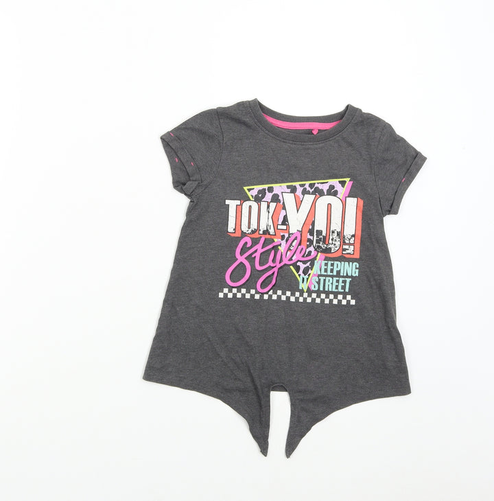 NEXT Boys Grey   Basic T-Shirt Size 5 Years  - Tokyo