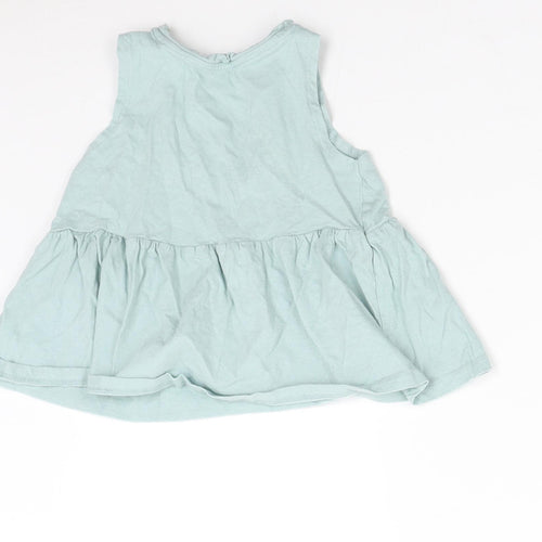 Pep&Co Girls Green   T-Shirt Dress  Size 3-4 Years