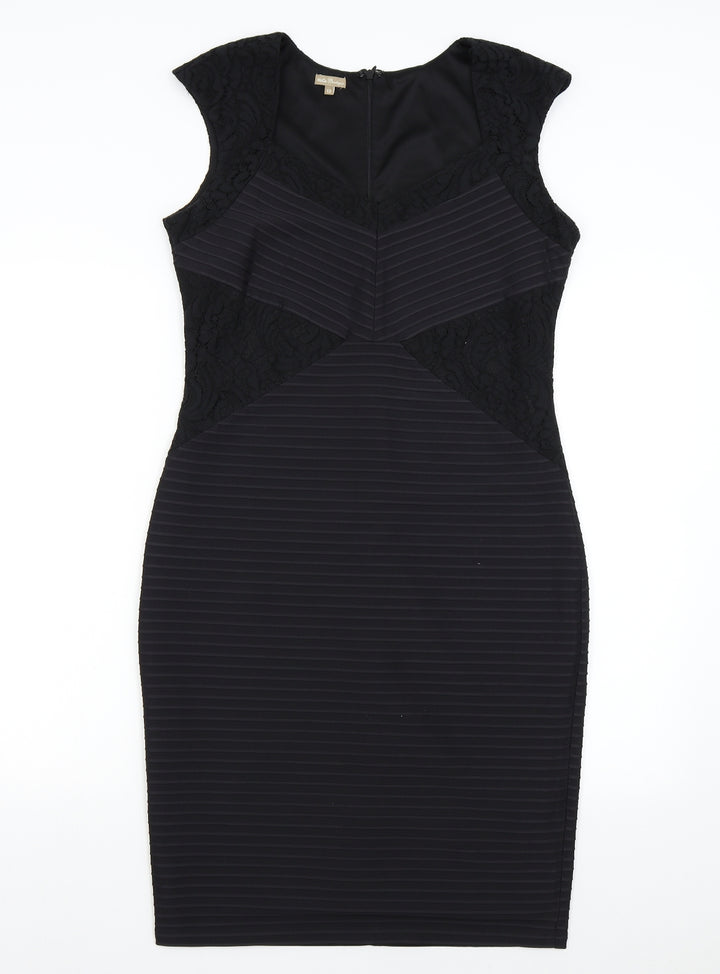 M&Co Womens Black   Shift  Size 12