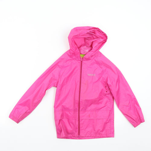 Regatta Girls Pink   Anorak Jacket Size 5-6 Years