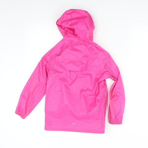 Regatta Girls Pink   Anorak Jacket Size 5-6 Years