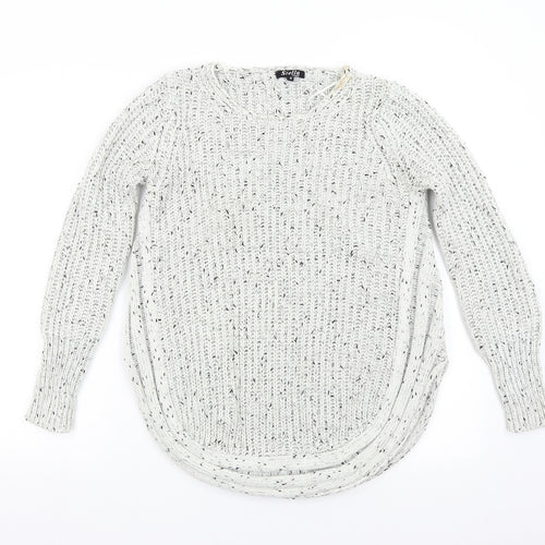 Stella Womens Grey  Knit Pullover Jumper Size 8