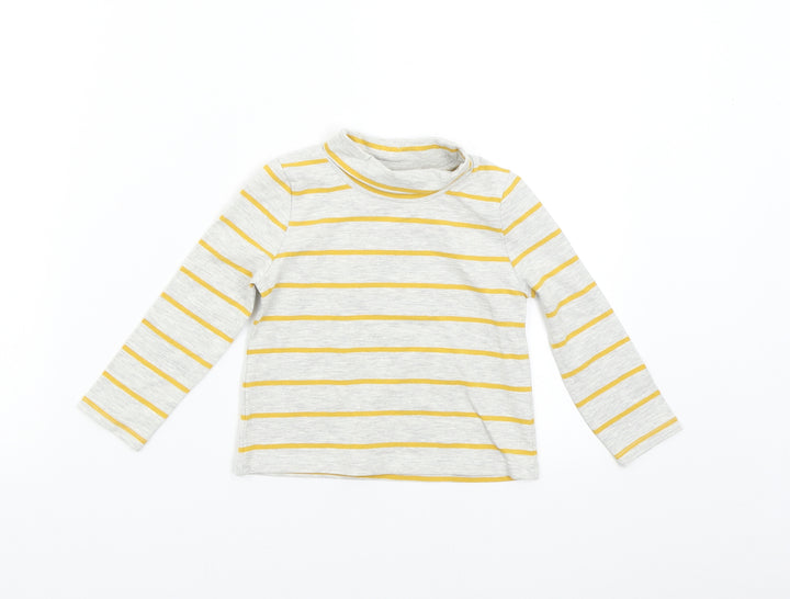 TU Baby Grey Striped  Basic T-Shirt Size 18-24 Months