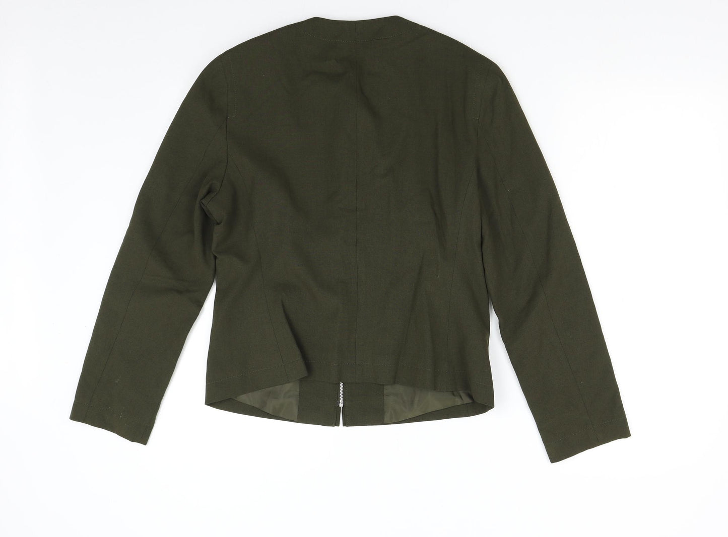 M&S Womens Green   Jacket Blazer Size 10