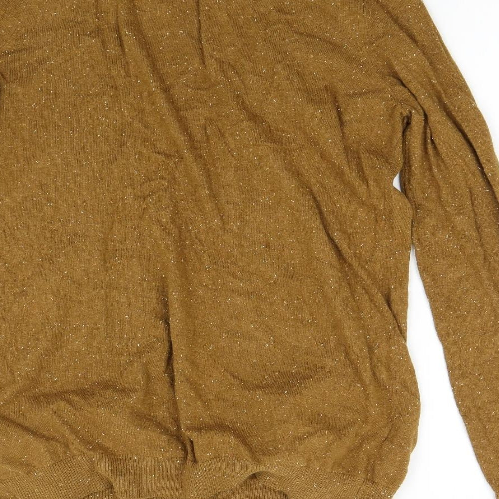 NEXT Womens Brown  Knit Cardigan Jumper Size 14