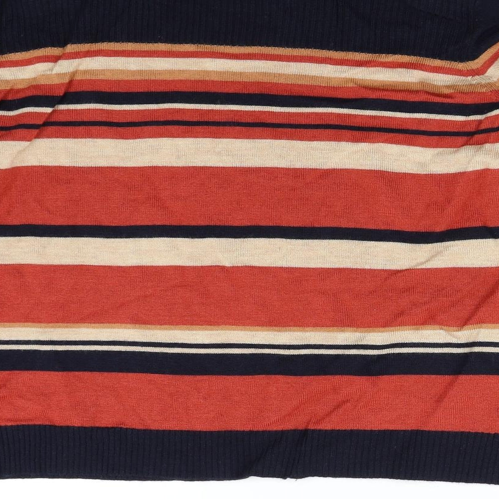 Eastex Womens Multicoloured Striped Knit Pullover Jumper Size 18