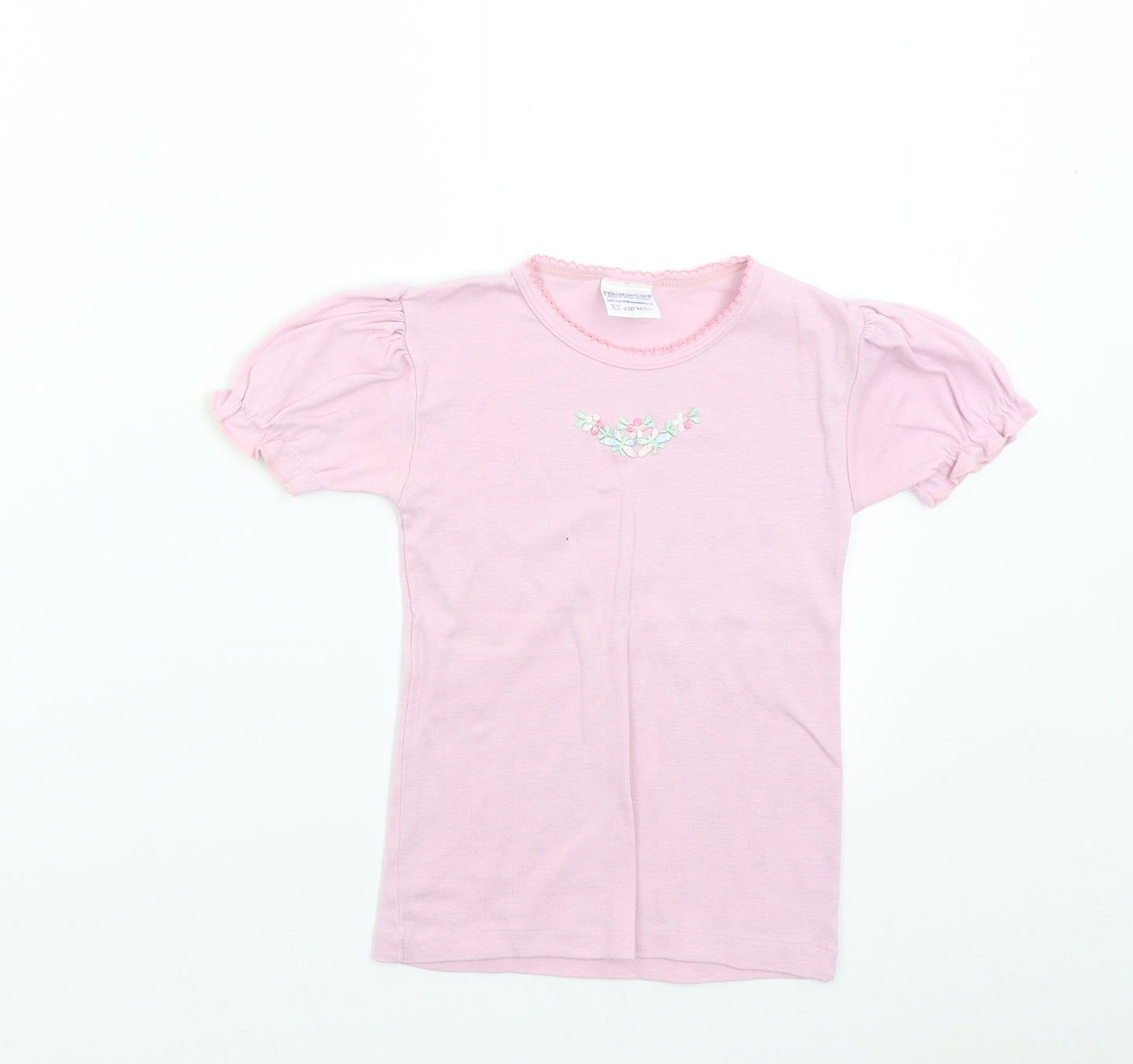 Mothercare Girls Pink   Basic T-Shirt Size 8 Years