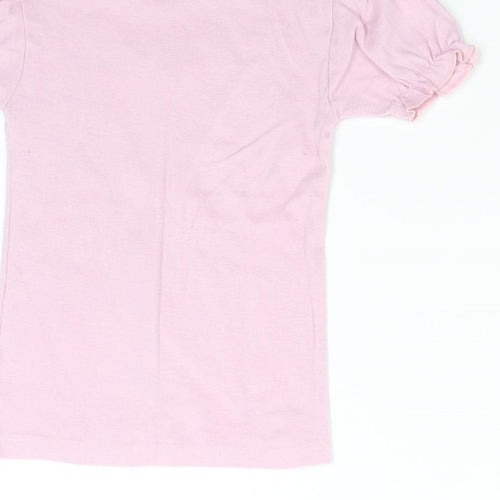 Mothercare Girls Pink   Basic T-Shirt Size 8 Years