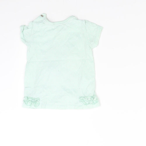 George Baby Green   Basic T-Shirt Size 9-12 Months  - Beach Hut